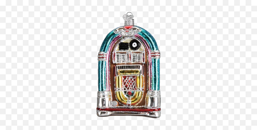 Christmas Jivin Jukebox Glass Ornament - Kerstbal Jukebox Emoji,Vase Bomb Emoji