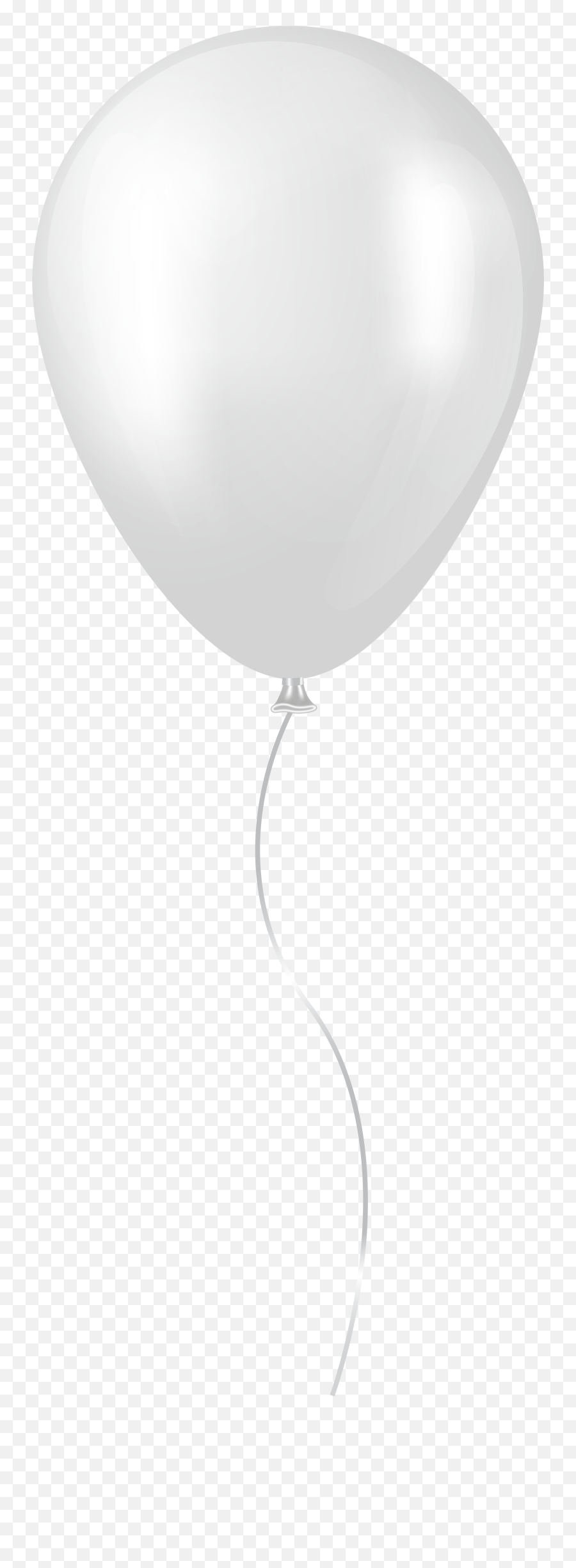 Balloon Png - White Balloon Clipart Png Emoji,Emoji Balloon Arch