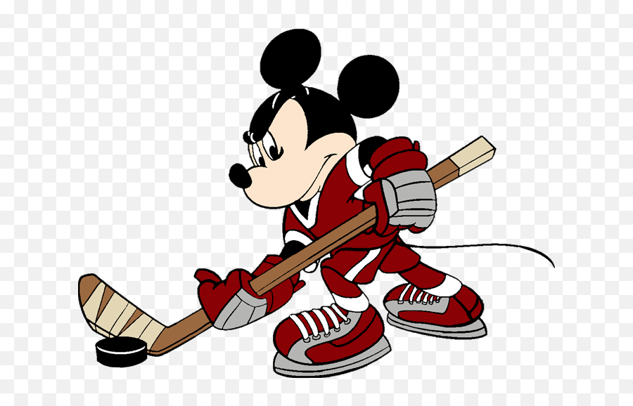 Ice Hockey Clip Art Clipart Clipart - Mickey Mouse Hockey Emoji,Ice Hockey Emoji