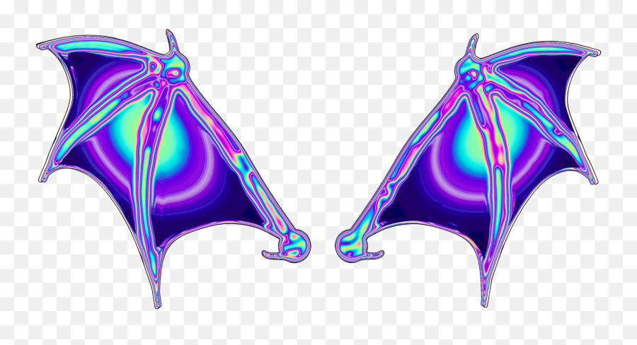 Wings Bat Bird Aesthetic Color Dream - Illustration Emoji,Emoji Bat