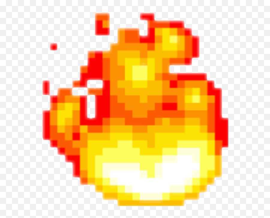 Pixel Fire Png Picture - Fire Pixel Art Png Emoji,Fire Emoticon