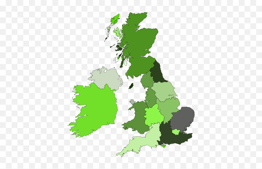 Uk And Ireland - Uk Map Region Vector Emoji,Praying Mantis Emoji