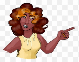 Black Woman Art Transparent - Cartoon Lady Emoji