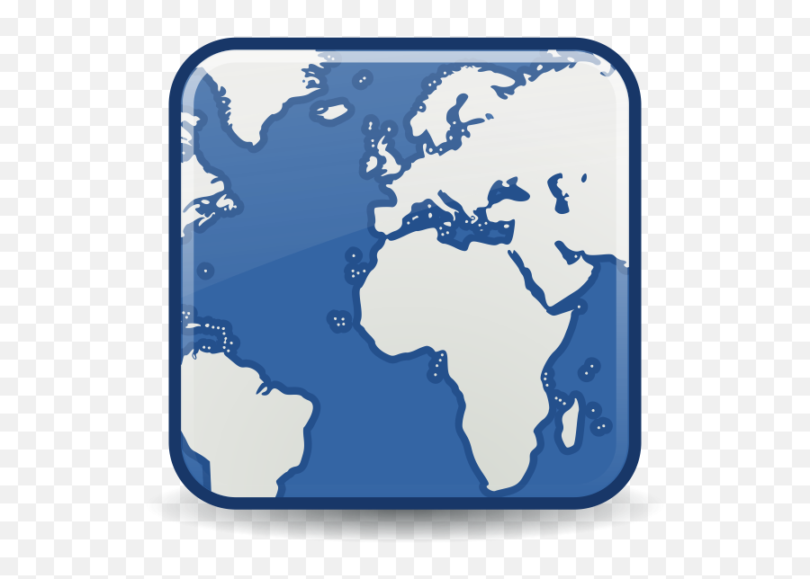 World Wide Web Icon Vector Image - World Map Five Oceans Emoji,Balloon Emoji