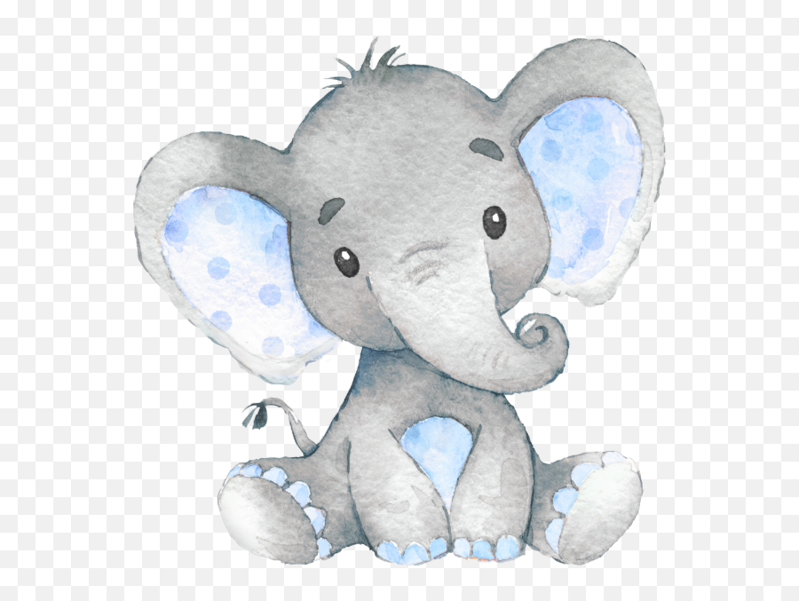 Invitación El Muchacho Azul Baby Shower - Baby Shower Baby Elephant Png Emoji,Elephant Emoticon