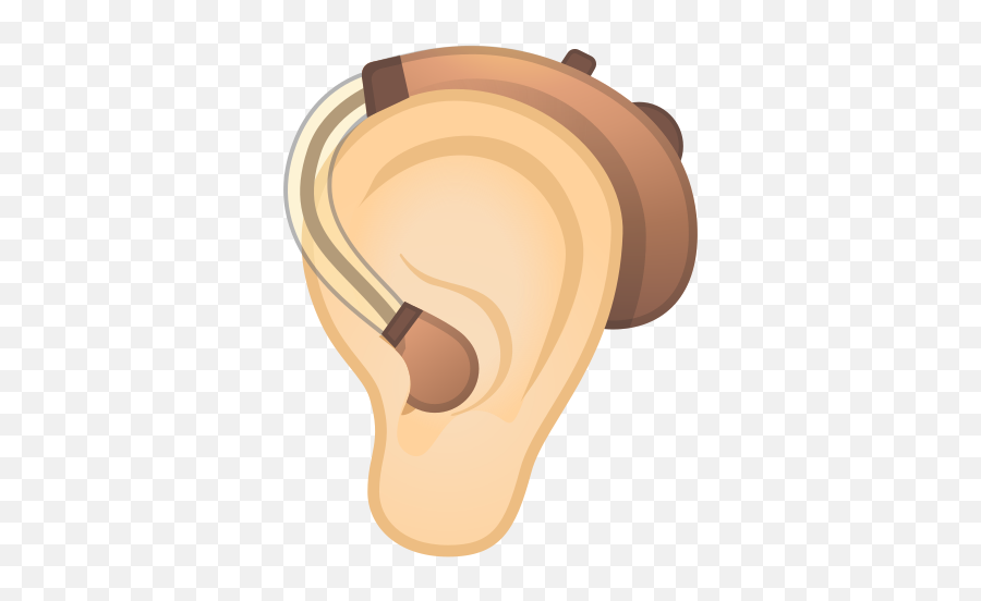 Light Skin Tone Emoji - Hearing Aid Emoji,Ear Emoji Png