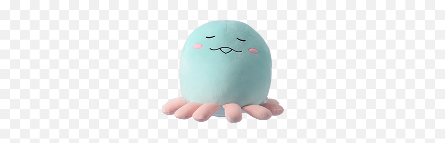 Jellyfish Plushie Hug Cushion - Smiley Emoji,Jellyfish Emoticon