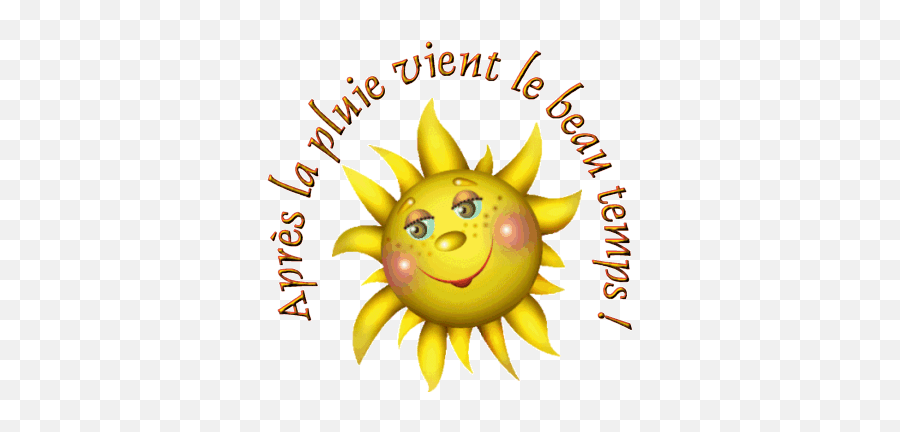 Happy Smiley - Après La Pluie Vient Le Beau Temps Emoji,You Are My Sunshine Emoji