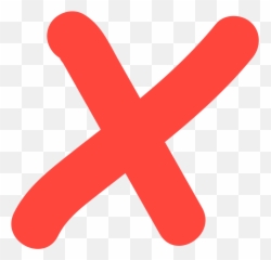 Fxemoji U1f5f4 - Invisible Background Transparent Red X