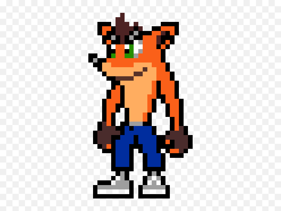 Pixilart - Emoji Happy By Thekingsart Crash Bandicoot Png Transparent,Crash Emoji