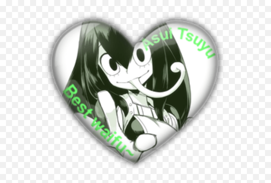Asui Tsuyu Waifu Badge My Hero Academia Know Your Meme - Wednesday My Dudes Anime Emoji,Filthy Frank Emoji