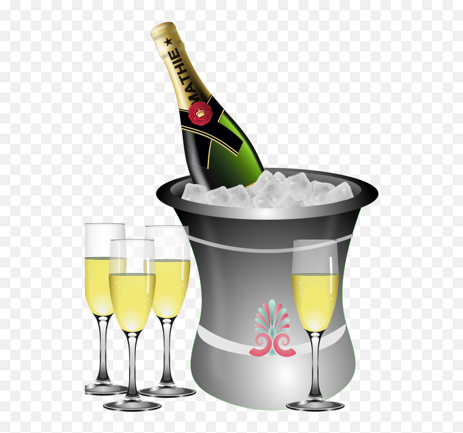 Champagne Bottle Clipart Free Download Clip Art Png 2 - Clipart Champagne Emoji,Champagne Emoji