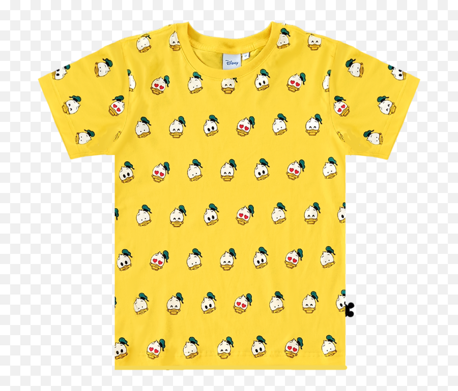 Disney Emoji Kid Graphic T - Polo Shirt,Yellow Emoji Shirt