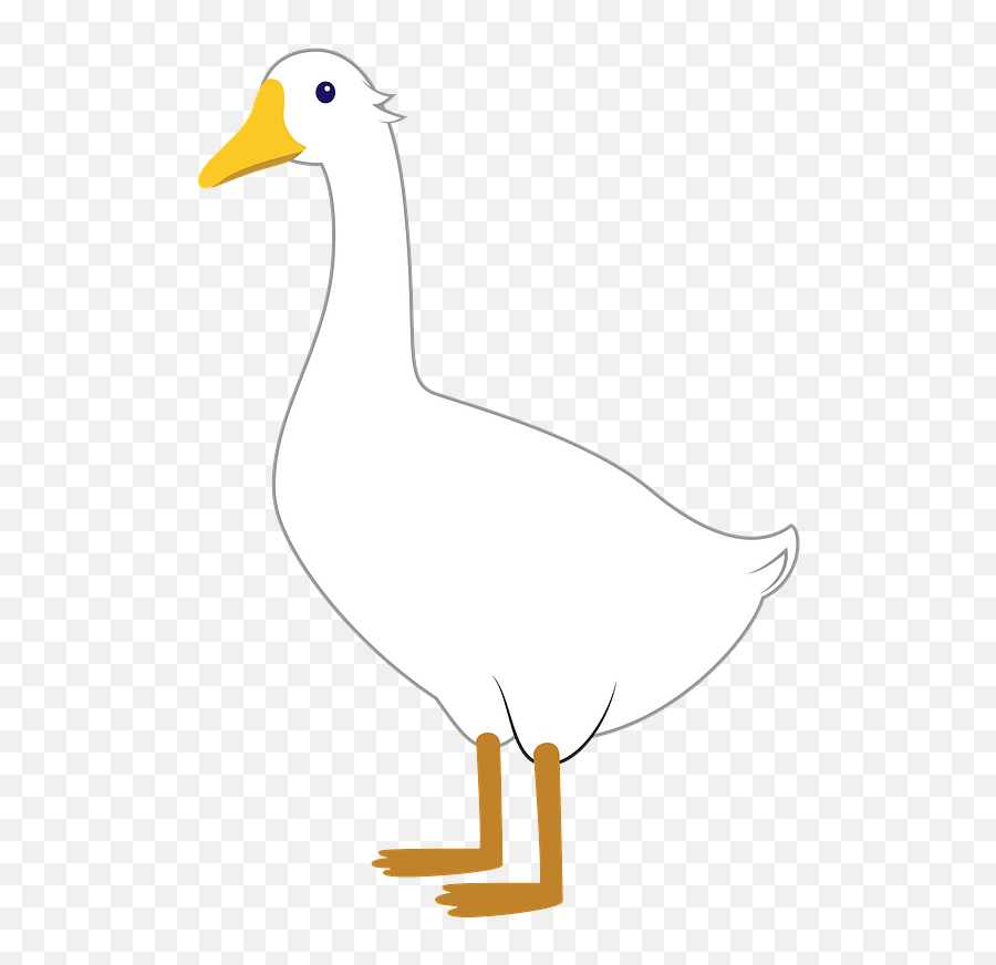 Goose Clipart - Aflac Duck Clip Art Emoji,Goose Emoji