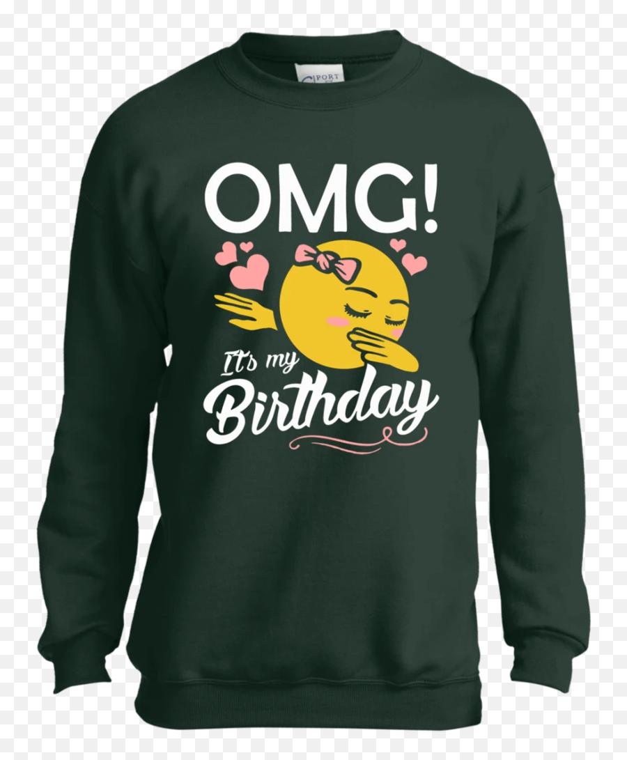 Omg Itu0027s My Birthday Emoji Dabbing Youth Tshirtls - Unisex,Omg Emoji Png