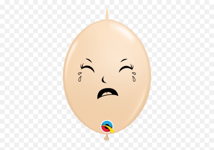 Qualatex Printed Quick Link 506 Happysad Baby Face Blush - Happy Emoji,Blush Emoji Text