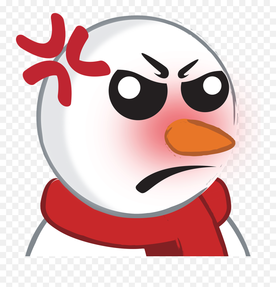 Snowman Avatar Angry - Muñeco De Nieve Enojado Emoji,Angry Birds Emojis