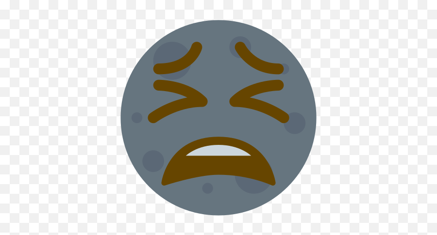 Face - Dot Emoji,Moon Emoji Text