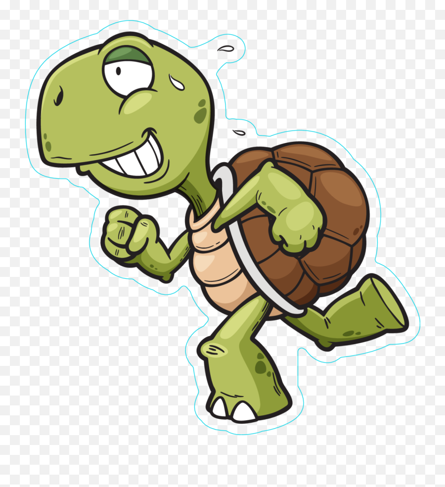 Turtle Running Clipart - Turtle Running Clipart Emoji,Ninja Turtles Emoji
