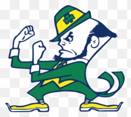 Hokies Will Play Notre Dame Four Times - Fighting Irish Vector Emoji