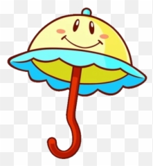 Umbrella - Perry Super Princess Peach Emoji