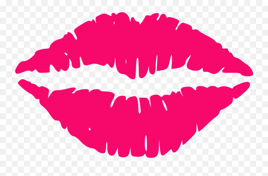 Free Kiss Lips Vectors - Pink Lips Clipart Emoji,Balloon Emoji