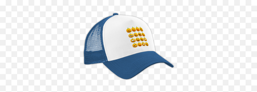 Halloween Pumpkin Emoji Cap At Cotton Cart - Cap,Cap Emoji