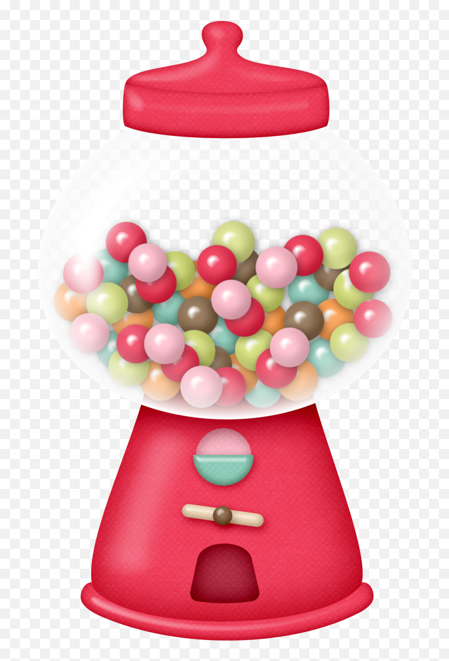Digital - Cupcake Candyland Clipart Emoji,Gumball Machine Emoji