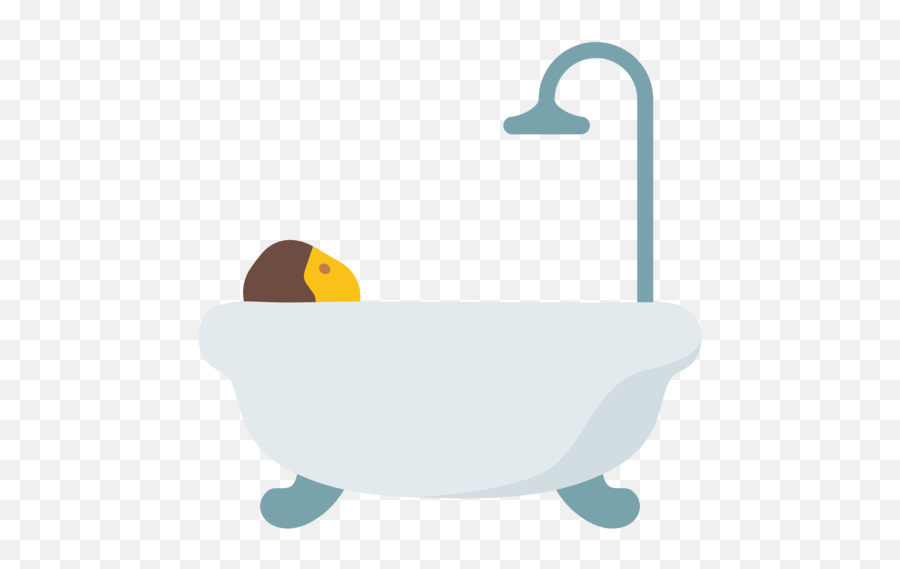 Person Taking Bath Emoji - Illustration,Bath Emoji