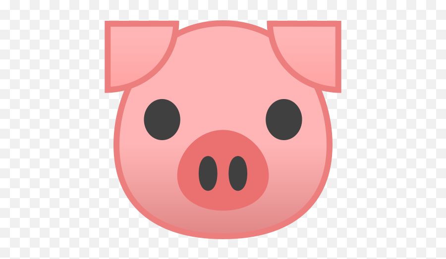 Pig Face Emoji - Pig Face Png,Pig Emoji