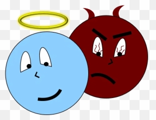 An Evil Creature As Satan - Cartoon Emoji,God Emoticon