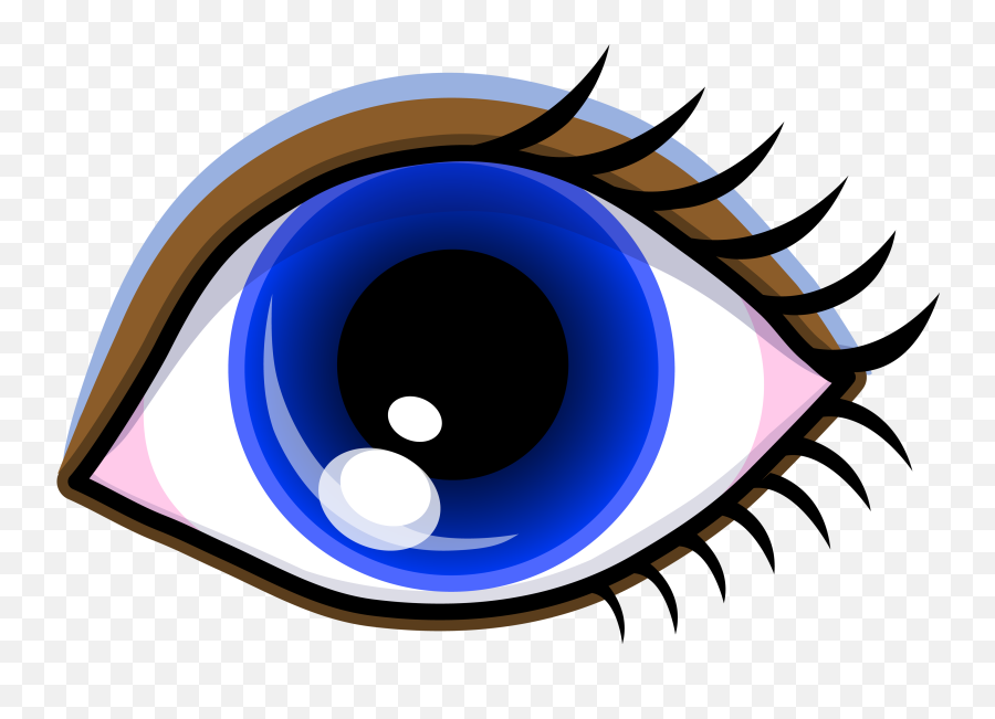 Clipart Of Eye Eyes And Pretty - Cartoon Brown Eyes Emoji,Eyeballs Emoji