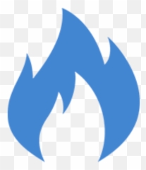 White Fire Emoji - Transparent Background Icon