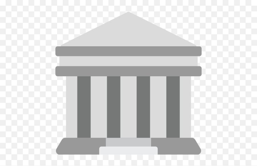 Classical Building Emoji For Facebook Email Sms - White House Emoji Png,Table Emoji