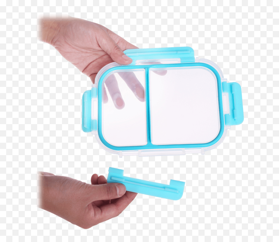 Genicook 6 - Piece Glass Dualcompartment Food Storage Set Health Care Emoji,Finger Snap Emoji