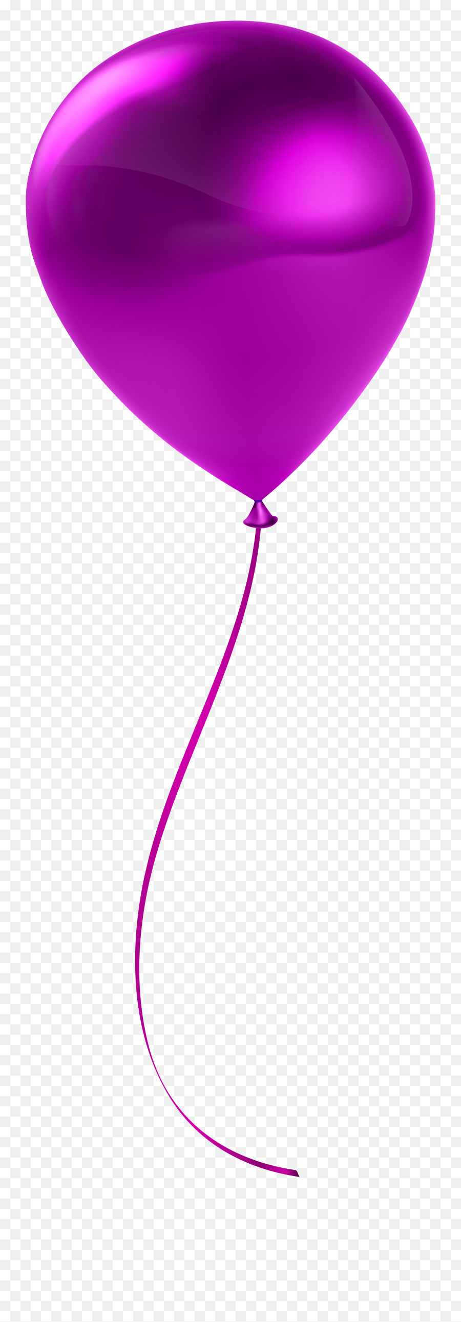 Single Transparent Background Balloon Clipart - Single Balloon Transparent Background Emoji,Baloon Emoji