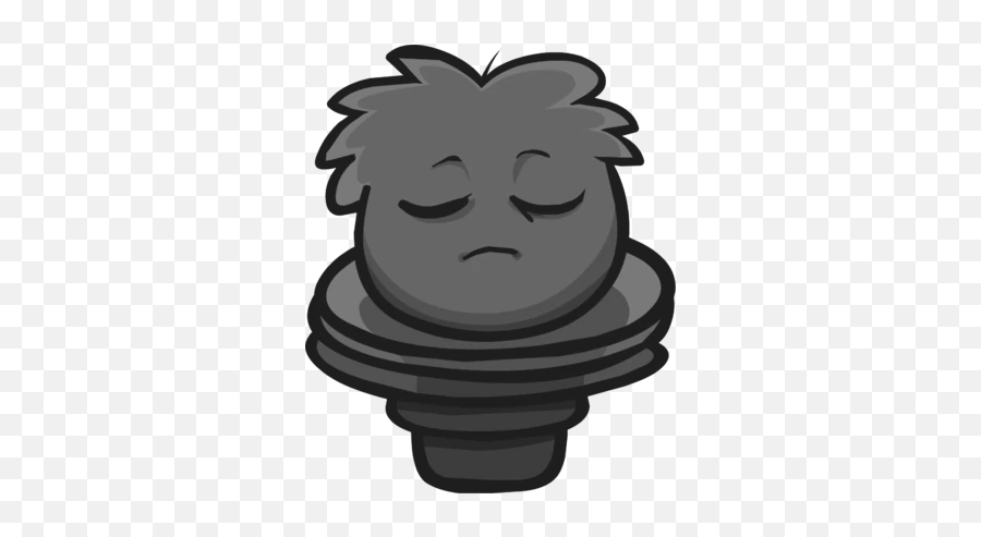 Perched Puffle Statue Club Penguin Wiki Fandom - Club Penguin Puffle Statue Emoji,Fire Hydrant Emoji