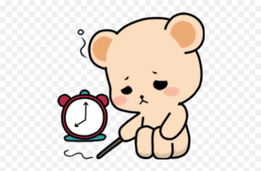 Bebee Tiny Bear Emoji Stickers For - Clip Art,Terminator Emoji