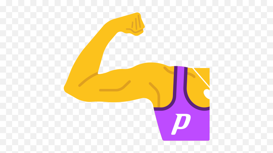 Propel Werkmojis Things Dan Wrote - Muscle Flex Gif Transparent Emoji,Flexing Emoticon