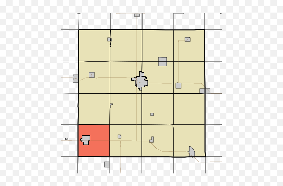 Map Highlighting Ewoldt Township Carroll County Iowa - Number Emoji,Custom Emoji