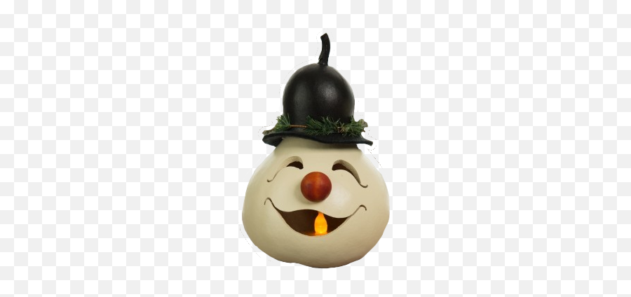 Walter Miniature By Meadowbrooke Gourds - Smiley Emoji,Snowman Emoticon