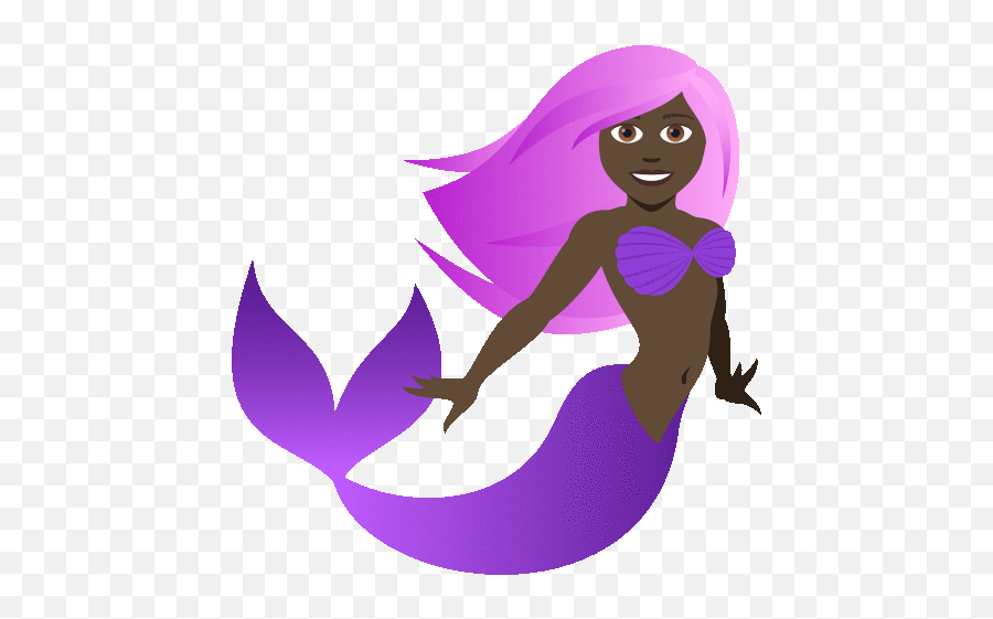 Mermaid Joypixels Gif - Mermaid Joypixels Siren Discover U0026 Share Gifs Mermaid Emoji Dark Skin,Siren Emoji