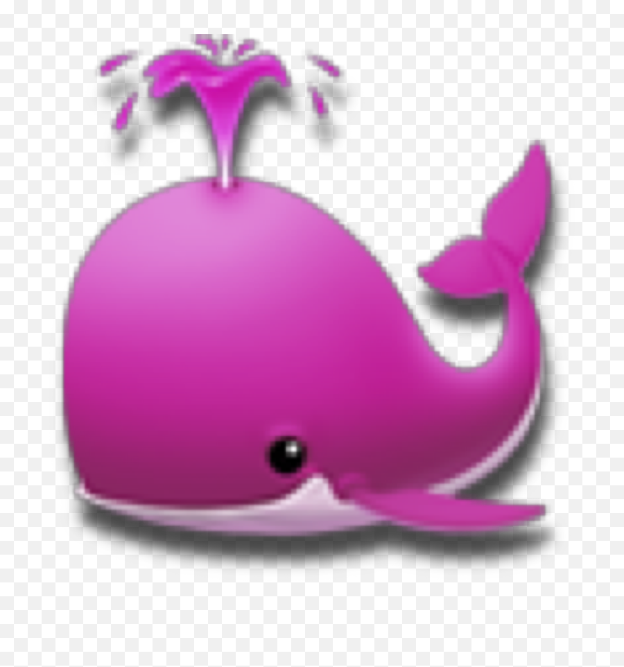 Whaleemoji Emoji Pink Whale Sticker,Whale Emoji