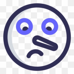Emoji Lying Lie Face Icon - Dot