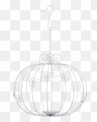 Decorative Pumpkin Bird Cage - Full Size PNG Emoji