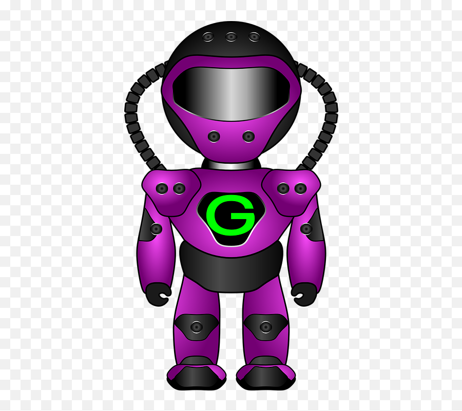 Free Violet Purple Vectors - Drawing Of Space Robot Emoji,Butterfly Emoticon