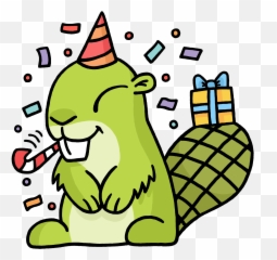 Clipart Birthday Emoji - Listening To Music Cartoon Transparent