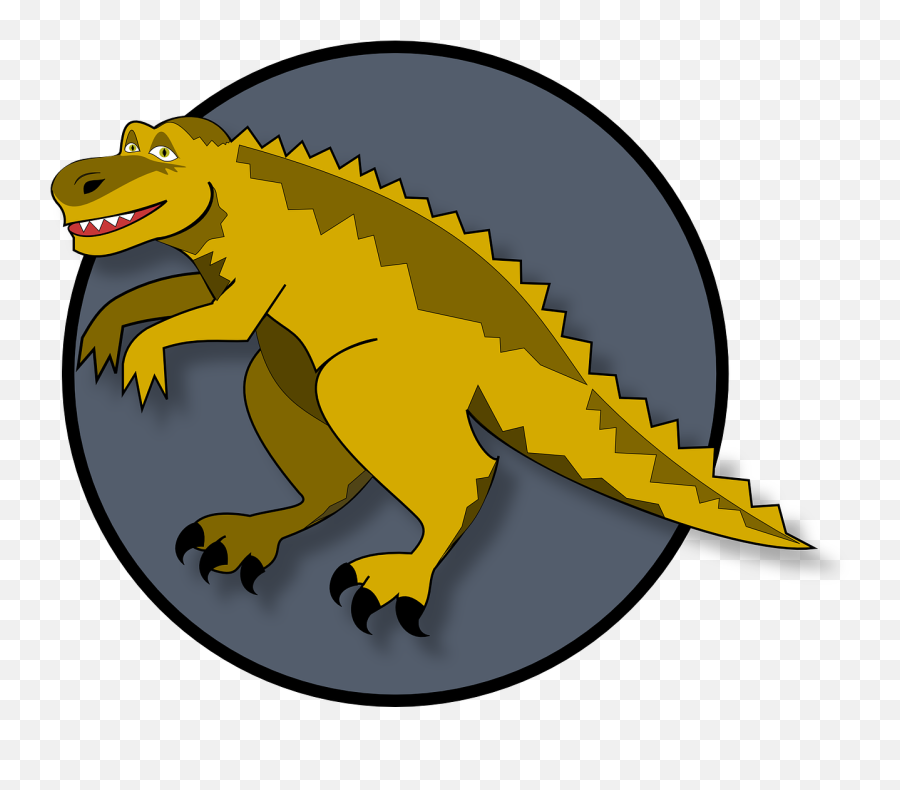 Dinosaur Extinct Jurassic Prehistoric - Dinosaur Cartoon Png Free Vector Emoji,T-rex Emoji