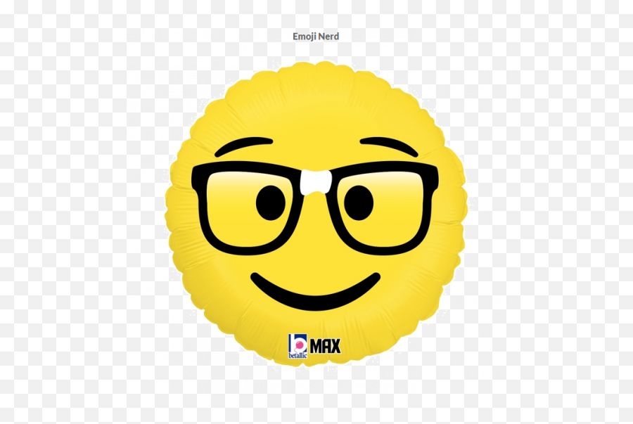 Betallic Foil 18 Emoji Nerd - Smiley,Nerd Emoji