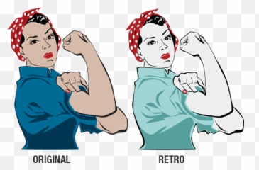 Rosie The Riveter Clipart - Rosie The Riveter Svg File Emoji,Rosie The Riveter Emoji